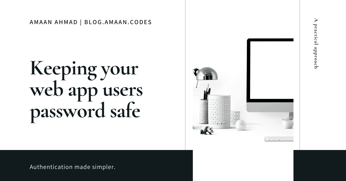 How to keep your web app users passwords safe and getting started with authentication in bcrypt